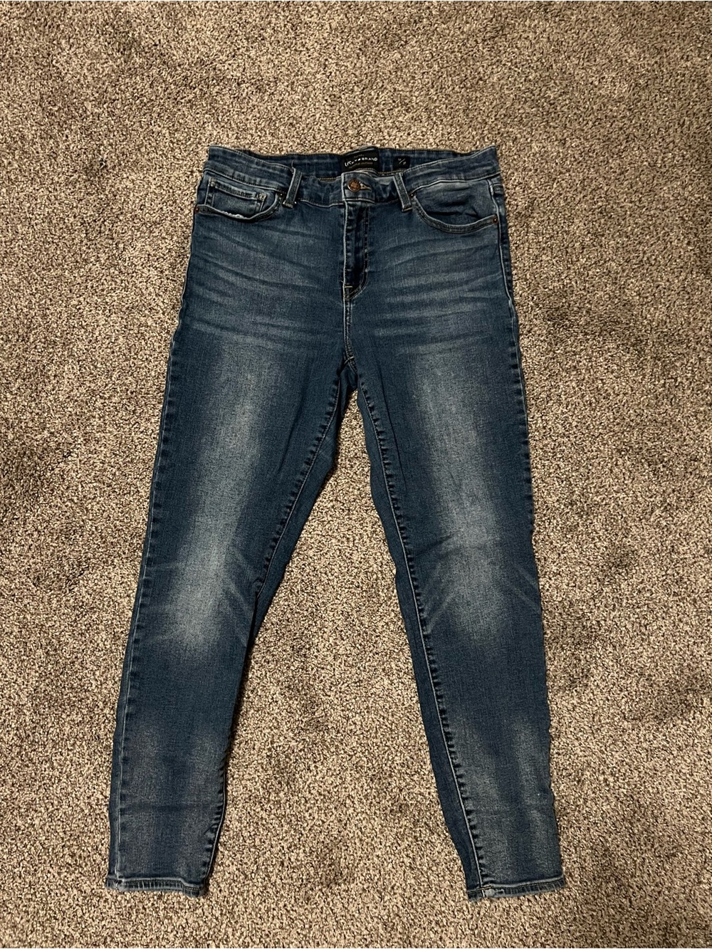 Lucky Brand Ava Super Skinny Jeans Dark Blue